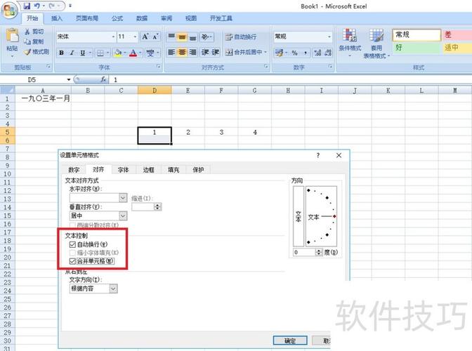 excel单元格设置选项