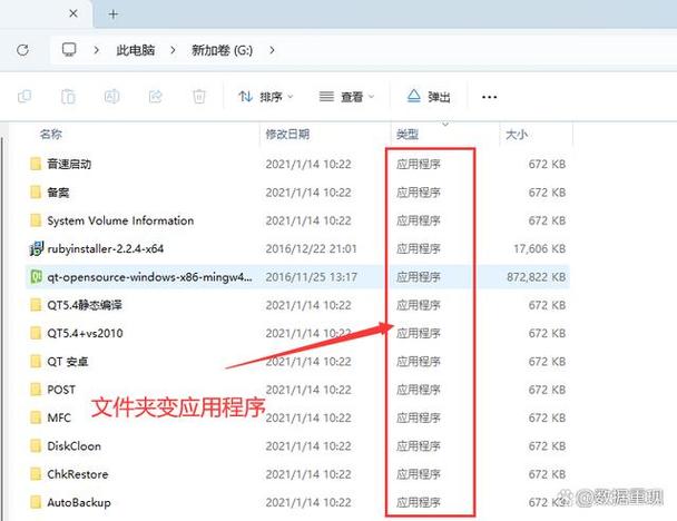 u盘中的文件夹变成了应用程序缩略图