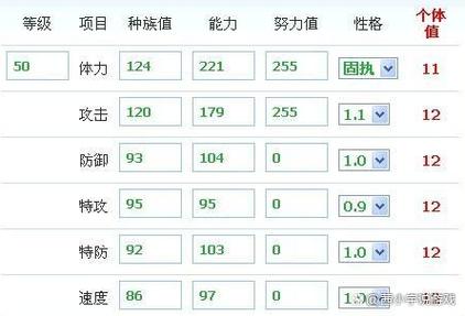 口袋妖怪个体值怎么加图标