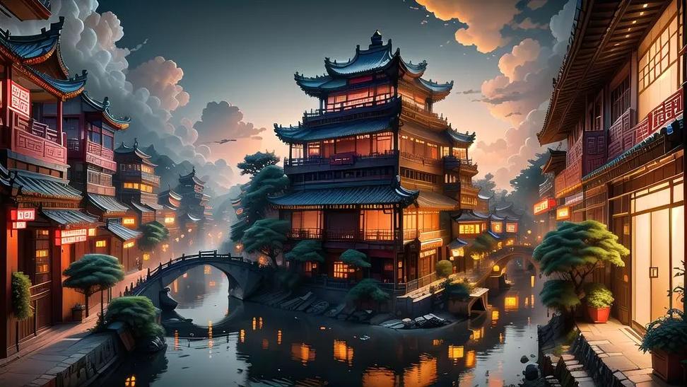 我的世界建筑古风楼阁截图