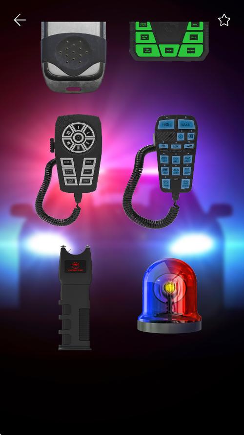 公安警报器警笛声模拟器游戏截图