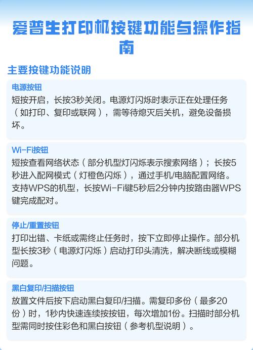爱普生打印机使用教程缩略图