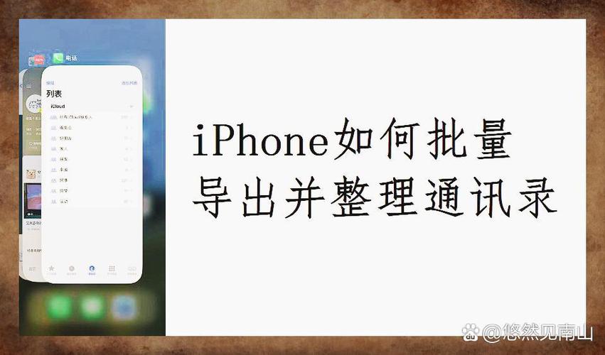 iphone联系人合并缩略图