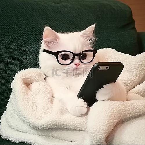 小猫玩手机截图