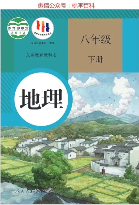 八年级下册地理书图标