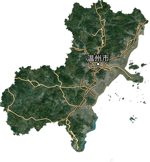 浙江温州地图高清版大图截图
