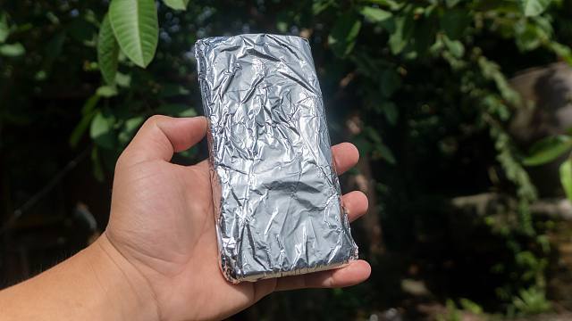 锡纸包裹手机能不能屏蔽信号截图