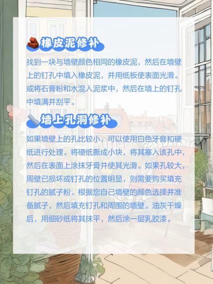 墙上孔洞怎么修补缩略图