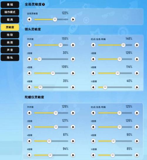 香肠派对灵敏度设置和螺旋仪设置