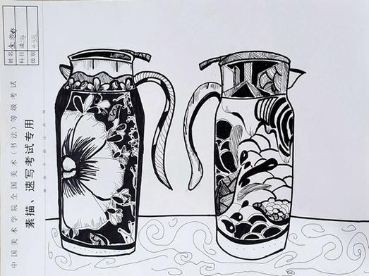 速写四级范画