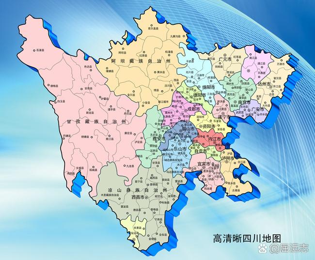 四川省地图高清全图缩略图