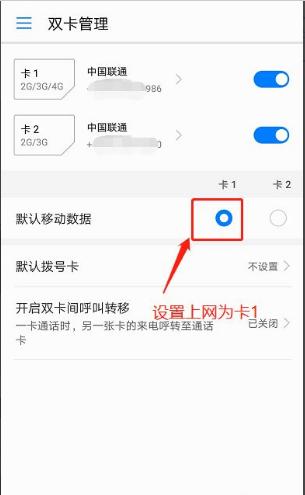 苹果双卡双待流量设置
