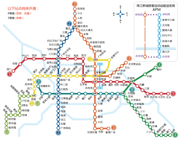 广州地铁线路缩略图