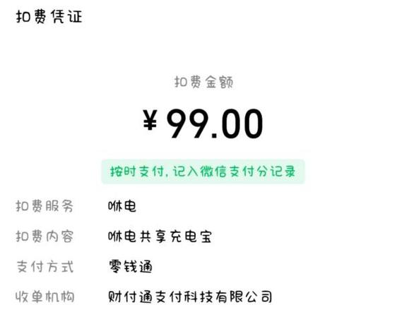 充电宝扣款后的注意事项缩略图