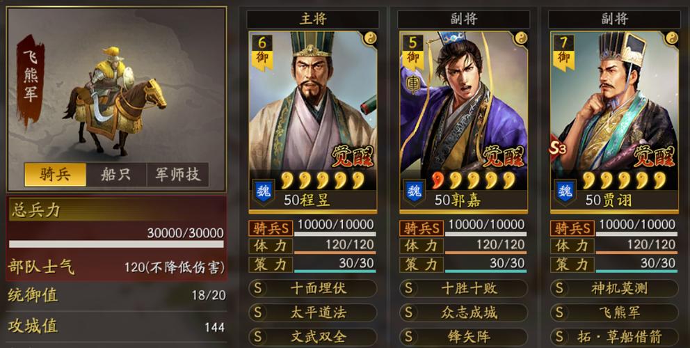 三国志战略版郭嘉阵容搭配缩略图
