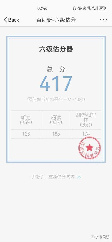 六级估分器百词斩入口缩略图
