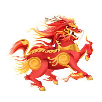 霸气火麒麟头像游戏截图