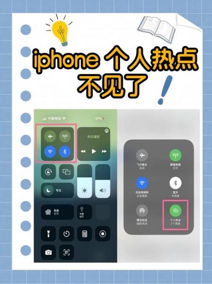 苹果手机找不到个人热点怎么办图标