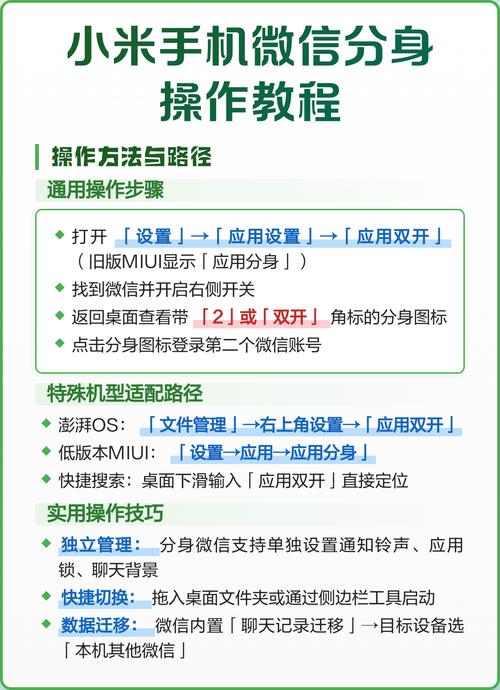 小米怎么切换分身截图