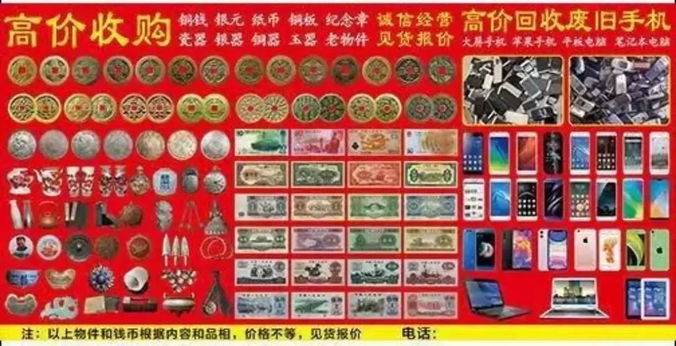 旧钱币回收价格表