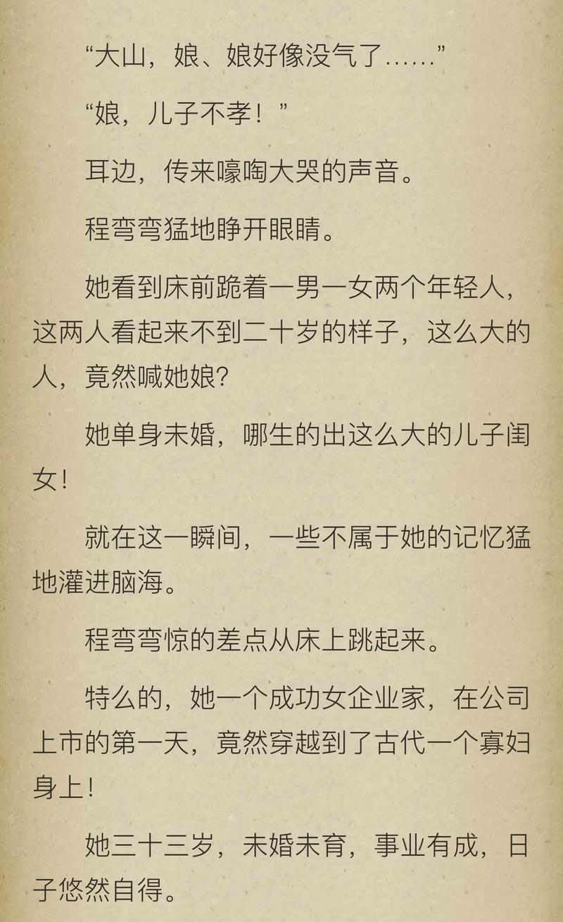 穿越到古代成恶婆婆的小说缩略图