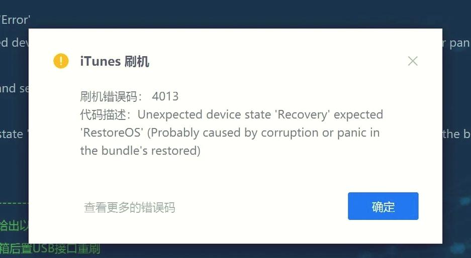 4013错误的原因及解决方法游戏截图