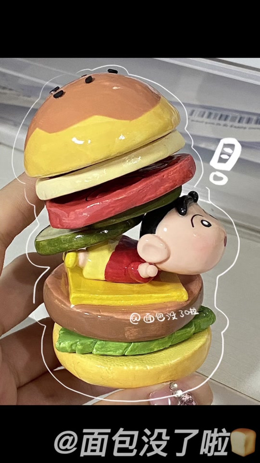 超轻粘土做汉堡截图