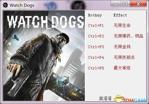 看门狗1正版修改器截图