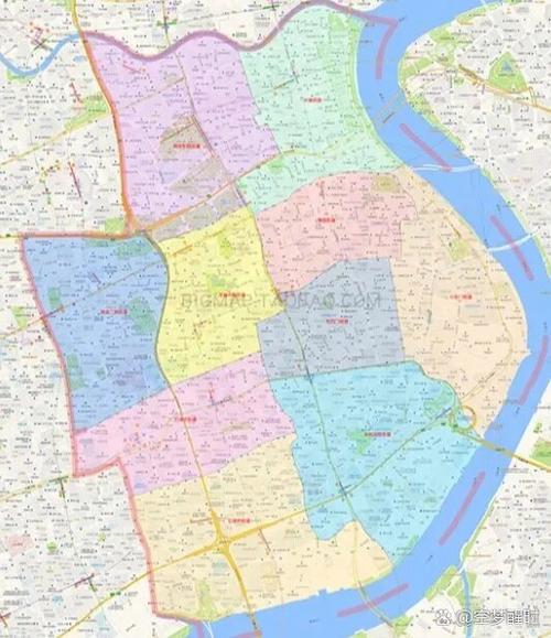 上海市黄浦区街道划分地图图标