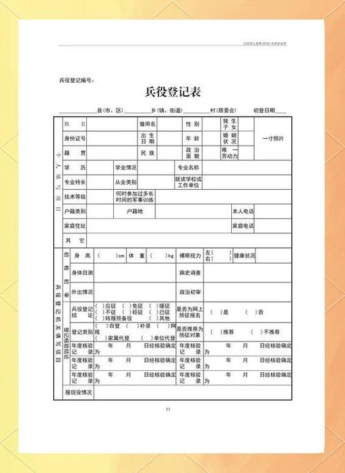 兵役登记流程截图