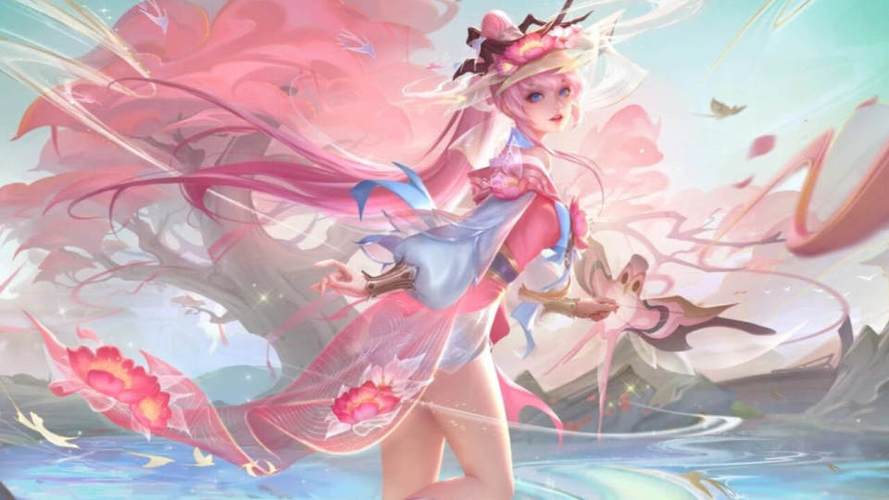 王者荣耀粉色英雄截图