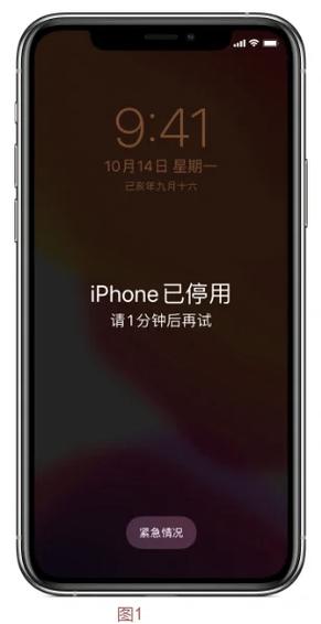 苹果手机忘记密码最长锁定时间?截图