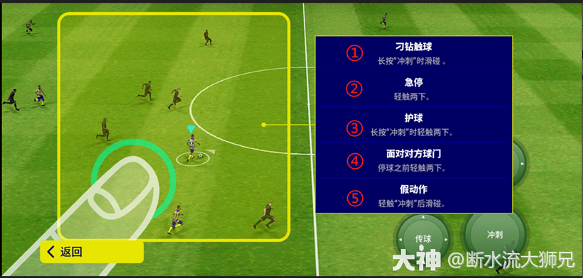 实况足球球员技巧触发