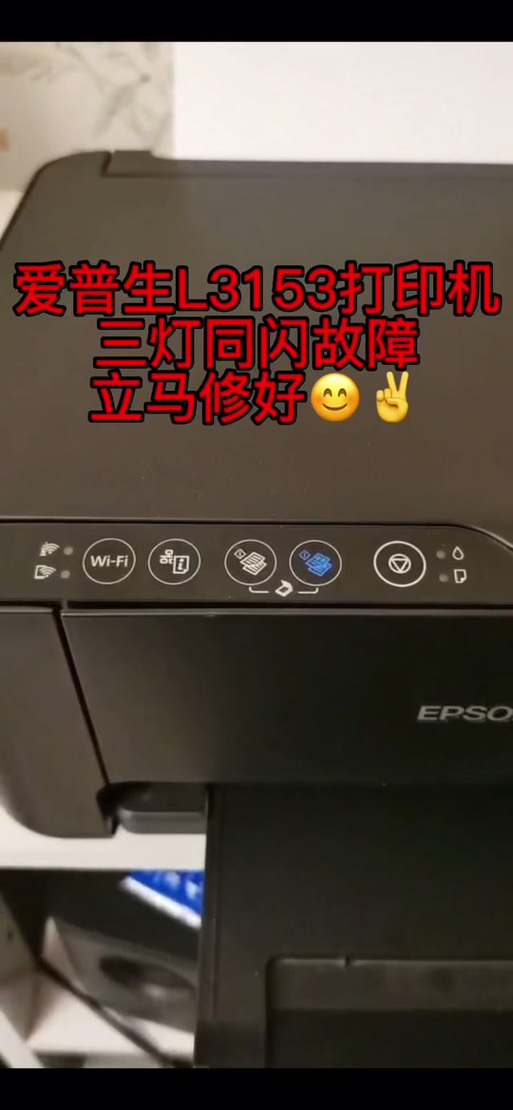 打印机双闪故障原因截图
