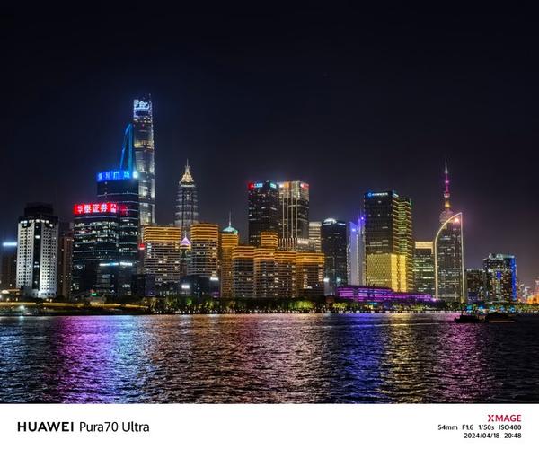 华为手机拍夜景怎么调参数设置