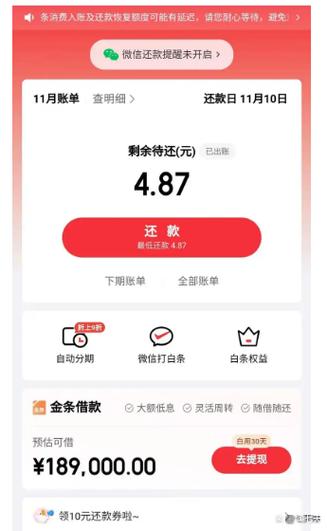 为什么我的京东白条被锁定了截图