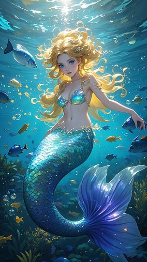 6岁～12岁画美人鱼截图