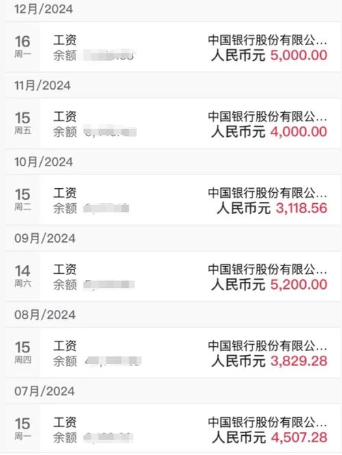 工资截图