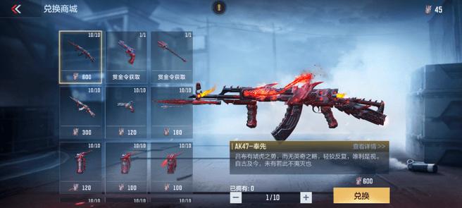 穿越火线枪战王者枪械大全