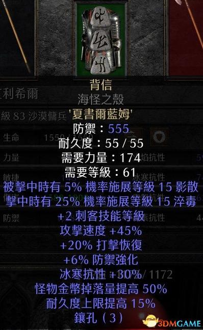 暗黑2刚毅符文之语底材