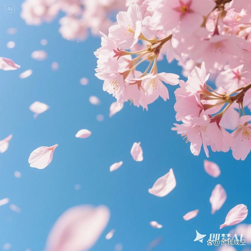 ppt樱花飘落特效截图