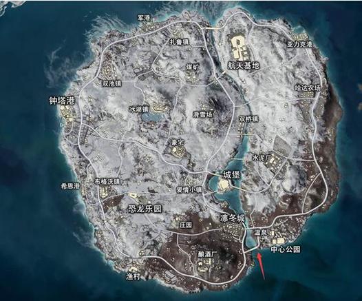 和平精英雪地地图高清