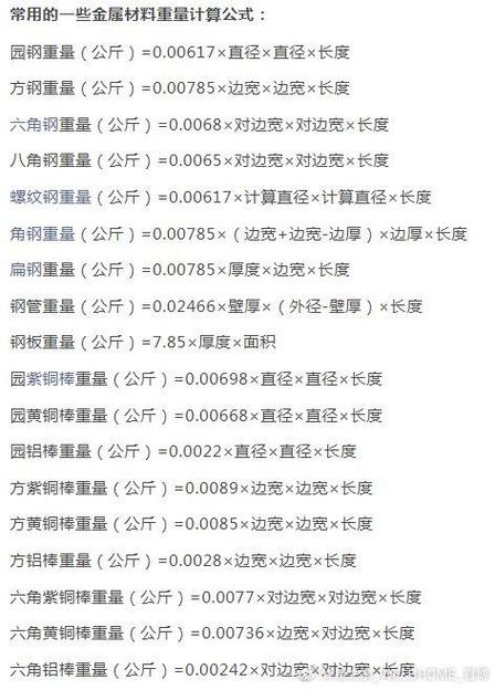 计算公斤的公式