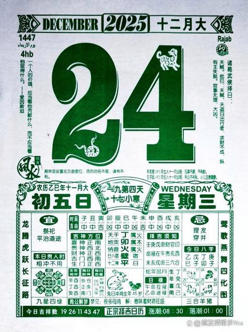 2025年黄历查询表