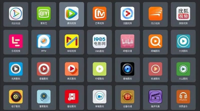视频软件有哪些图标