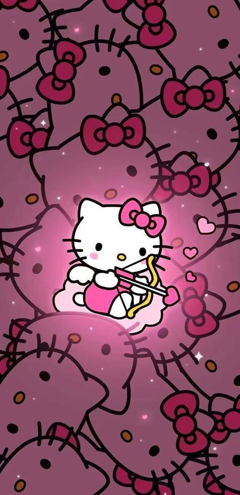 粉色凯蒂猫