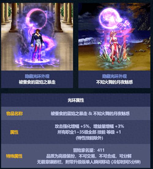 dnf全职业pk光环展示