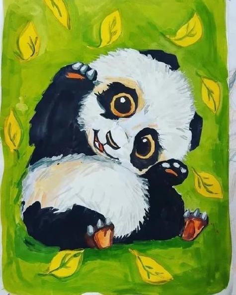 儿童画水粉范画缩略图
