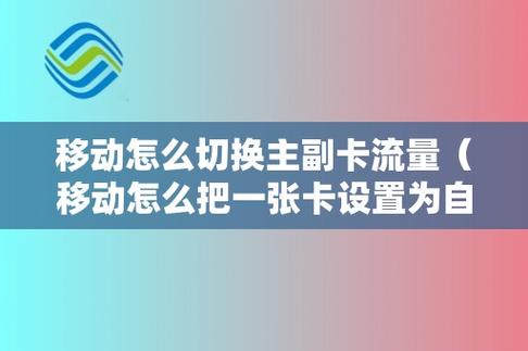 移动主卡可以关掉副卡的流量吗缩略图