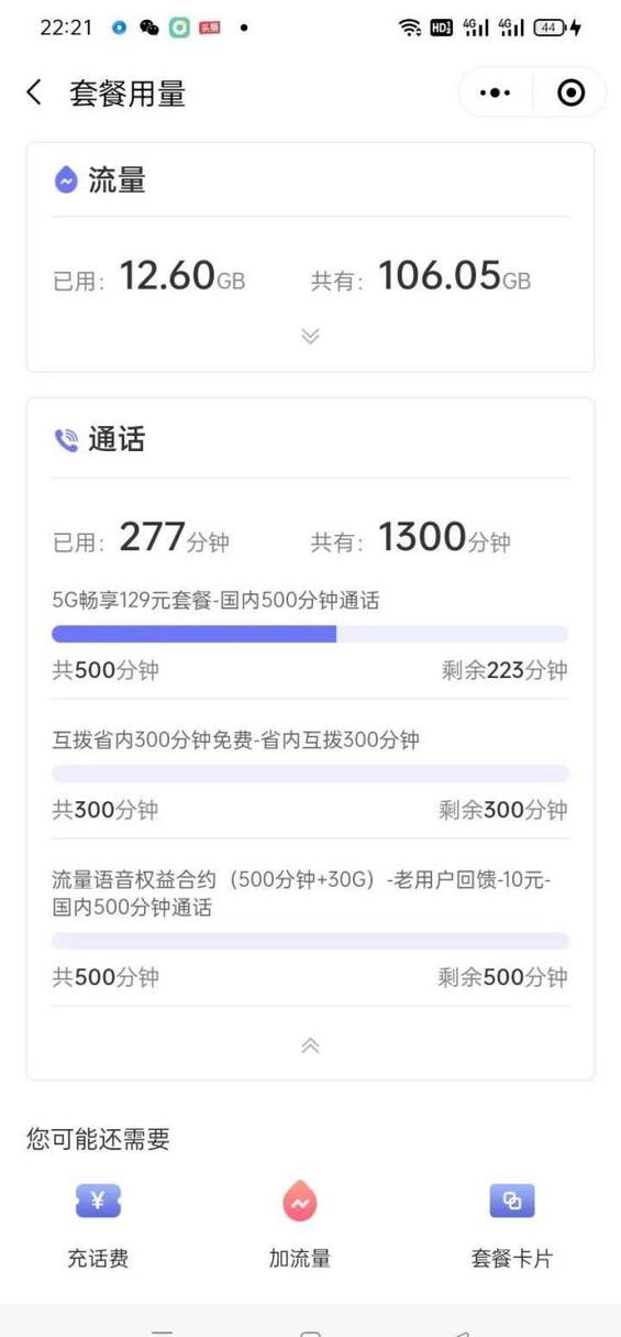 qq语音通话的流量消耗图标